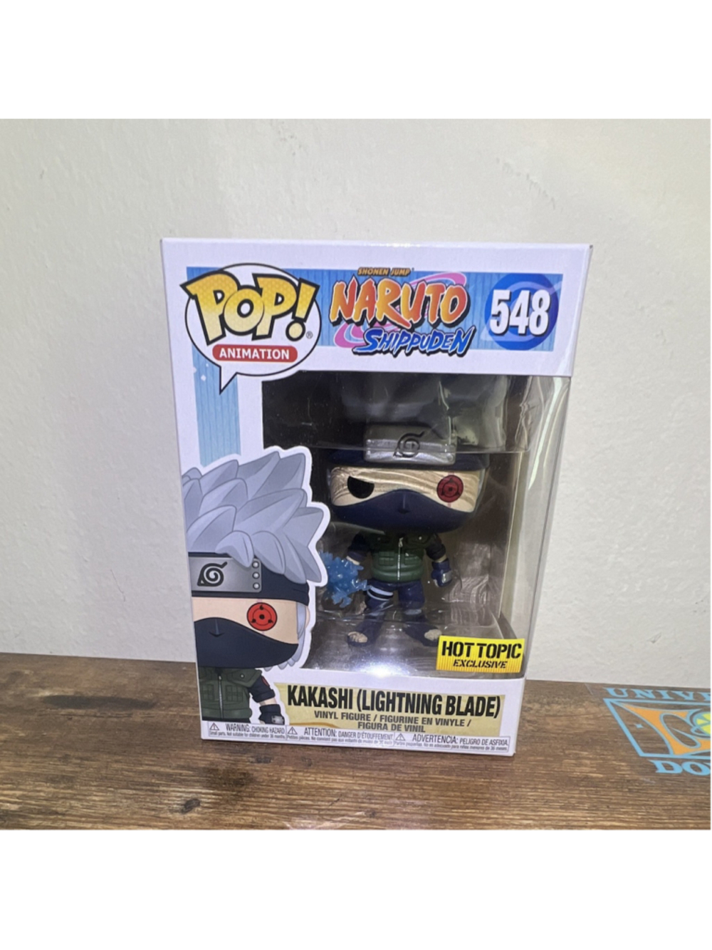 Funko Pop! Animation Naruto Shippuden Kakashi Lightning Blade #548 Hot Topic